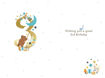 Picture of 3 BIRTHDAY CARD BLUE
